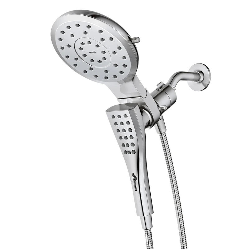 Moen 220C2EP Verso Rainshower/Handshower Combination with Infiniti Dial and Magnetix Docking, Chrome