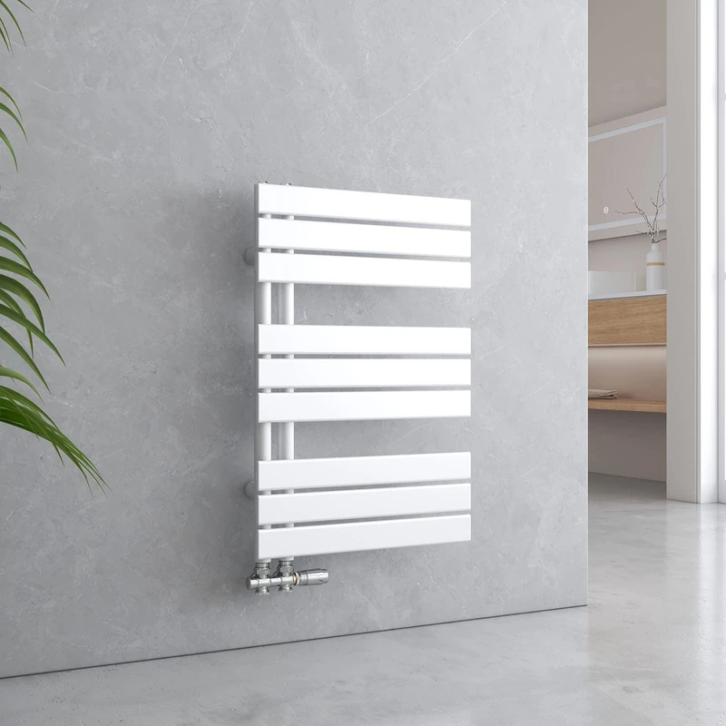 EMKE SFTR7650X1W-ADR SFTR-ADR Bathroom Radiator, White, 762x500 mm