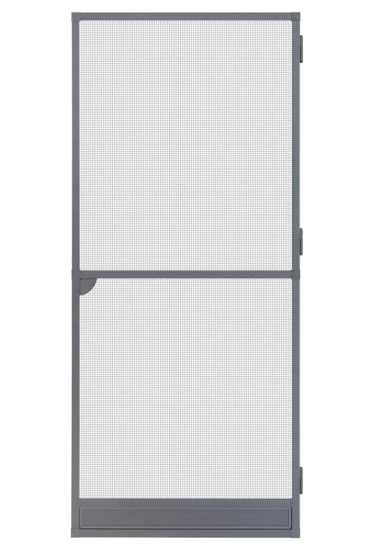 Schellenberg 70094 Fly Screen Balcony Door, Insect Protection Door, Premium Aluminium Frame, Fibreglass Fabric, 100 x 215 cm, Anthracite