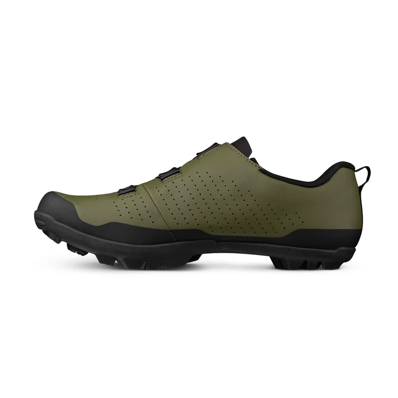 Fizik Terra Atlas Clip-in Cycling Shoes, Green, Size 44.5 EU
