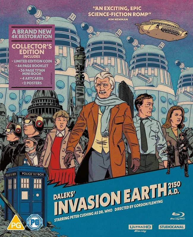 Daleks' Invasion Earth 2150 A.D. 4K Collector's Edition [Blu-ray] [Region A]