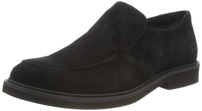 Hush Puppies Men's Earl Slip On Loafer, Black, 9 UK