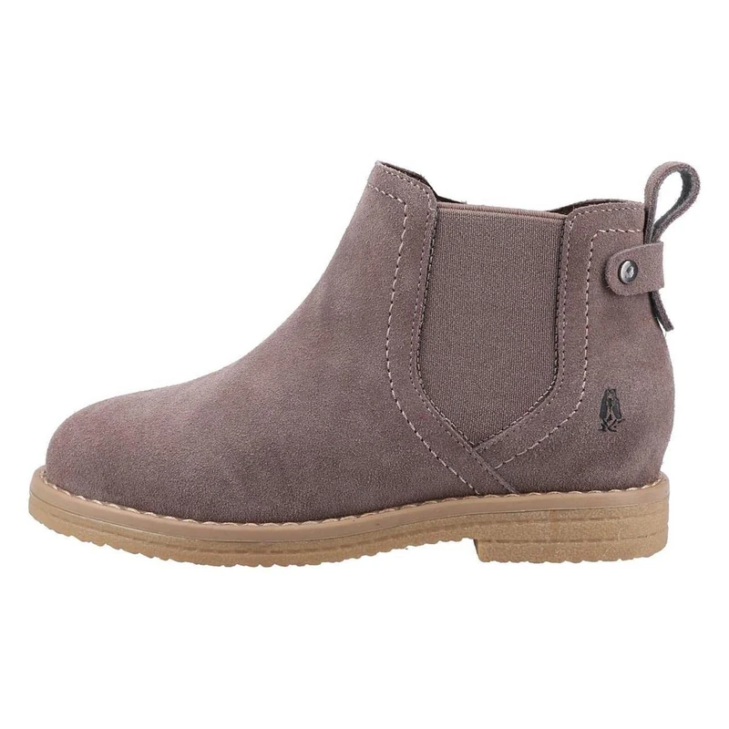 Hush Puppies Girls Mini Maddy Fashion Boot, Grey, 1 UK