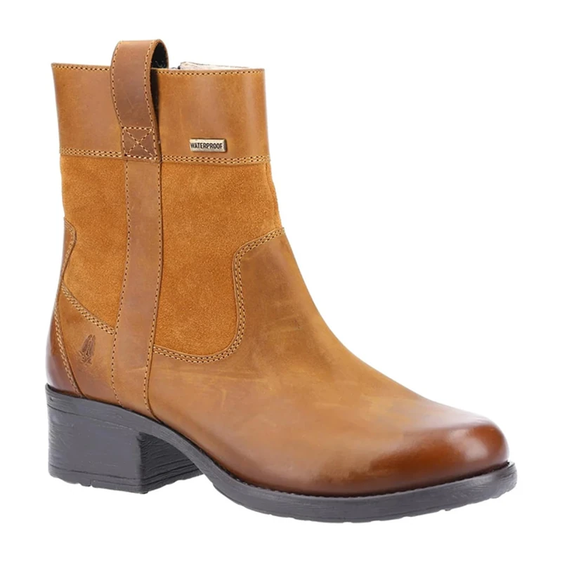 Hush Puppies Female Saskia Boot, Tan, 3 - Image 1