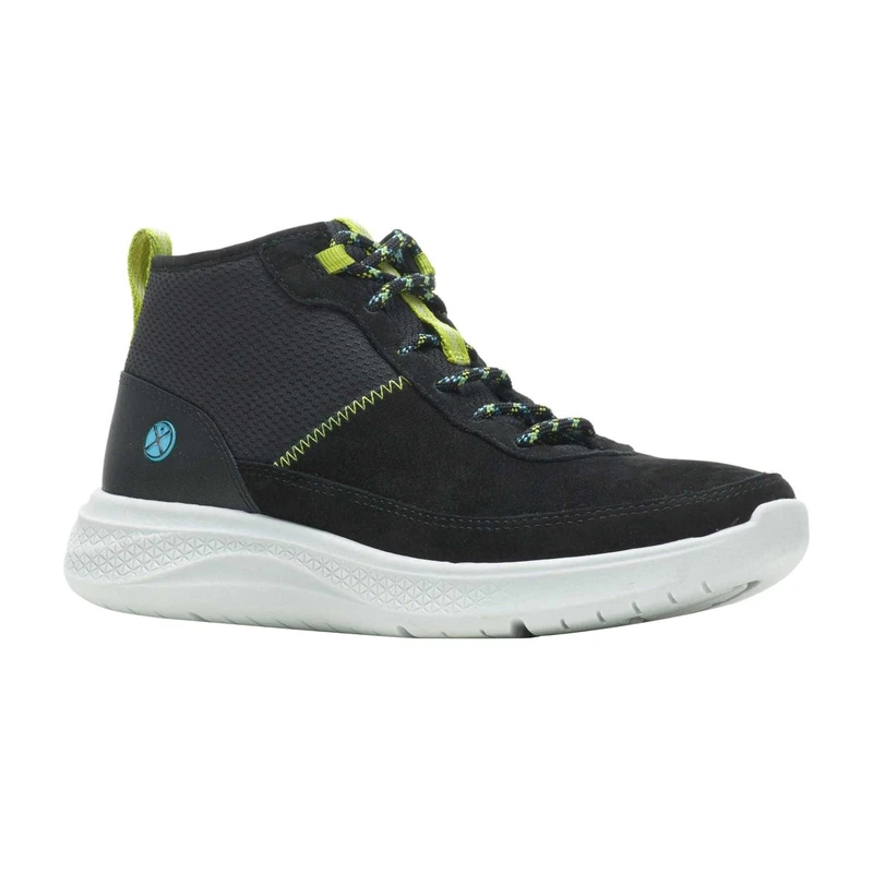 Hush Puppies Female Elevate Chukka, Black, 5