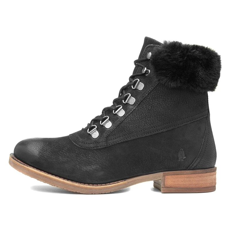 Hush Puppies Women's Effie Fashion Boot, Black, 4 UK