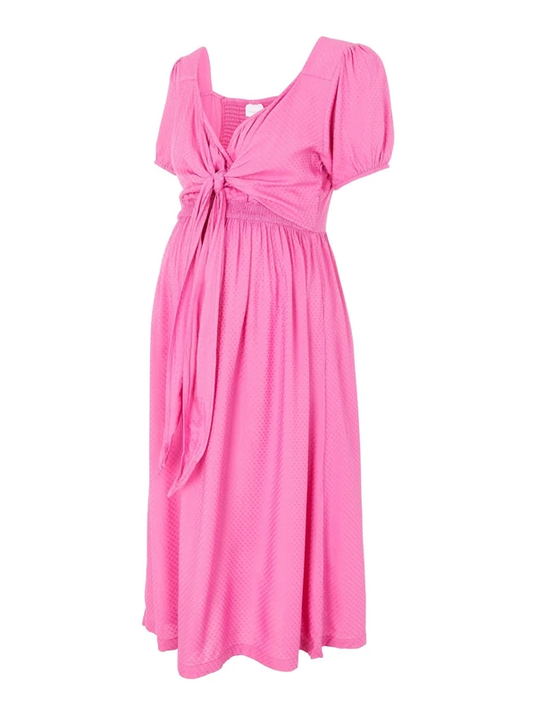 MAMALICIOUS Women's Dress, Super Pink, S - Image 1