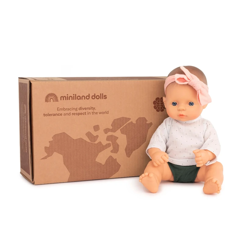 Miniland Gift set baby 32 cm (31032) + outfit Forest