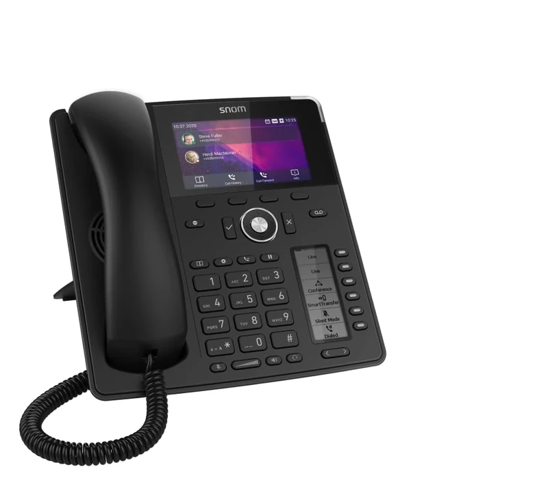 Snom D785N IP Telephone, SIP Desk Telephone, 4.3 Inch TFT Colour Display 480 x 272 Pixels, 12 SIP Identities, Sensor Hook Switch, USB, 48 Self-Labeling Keys (12 Physical), Black, 00004599
