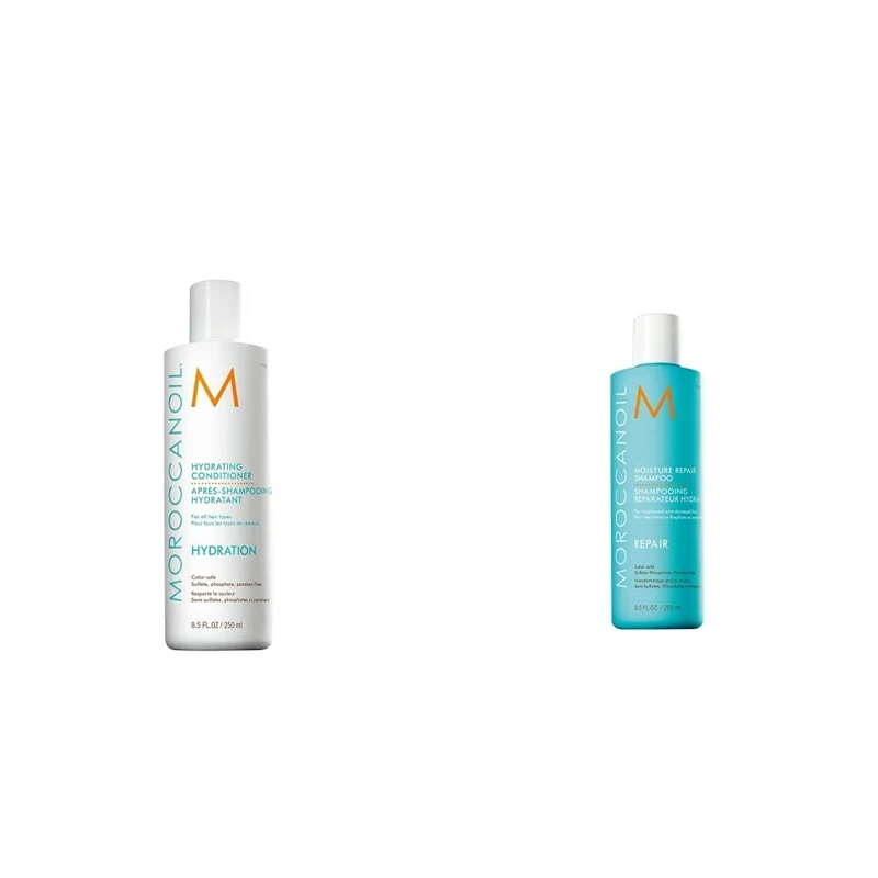 Moroccanoil Hydrating Conditioner, 250ml & Moisture Repair Shampoo, 250ml