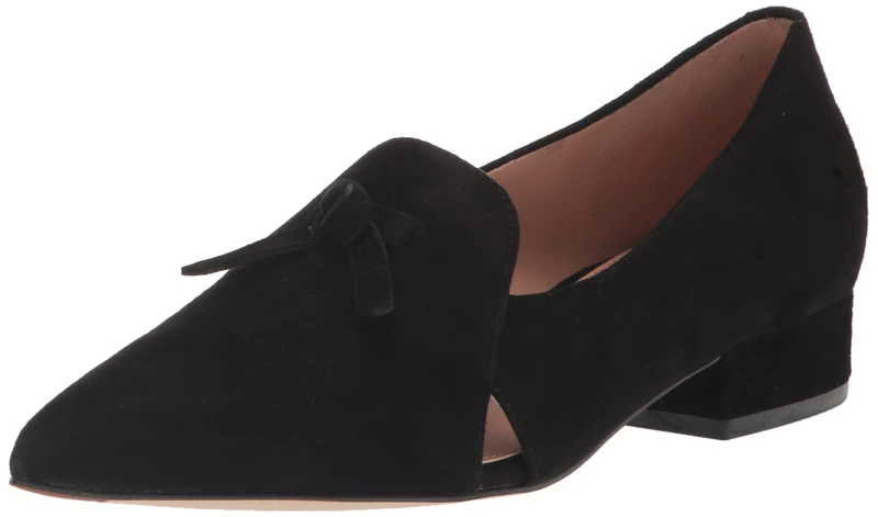 Cole Haan Women's Viola Skimmer Ballet Flat, Black Suede, 5.5 UK
