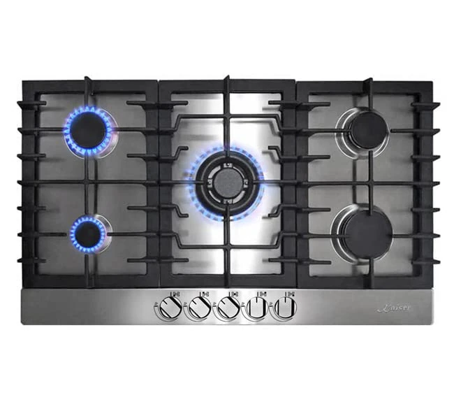 Kaiser Grand Chef 86cm Gas Hob | Stainless Steel 5 Gas Burner Cooktop