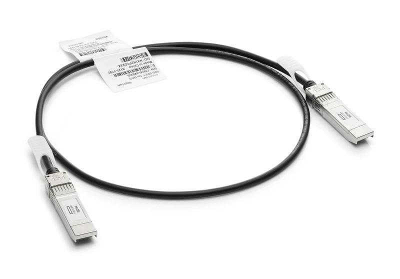 HPE Networking Instant On 10G SFP+ to SFP+ Direct Attach Copper (DAC) Cable for Connections Up to 1 Meter (R9D19A)