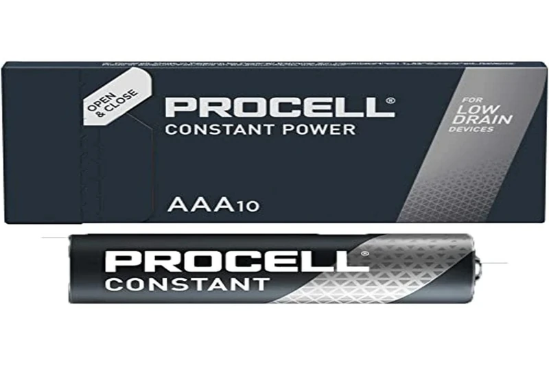 Duracell Battery Alkaline, Micro, AAA, LR03, 1.5 V Procell Constant, Retail Box (10 Pack), Multicoloured, 5000394149199