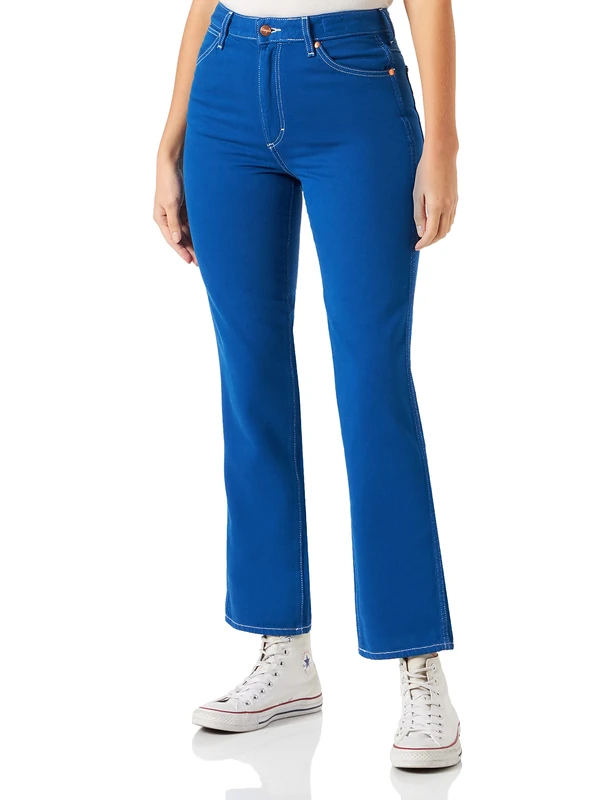 Wrangler Women's Wild West Jeans, Daphne Blue, 42W / 32L