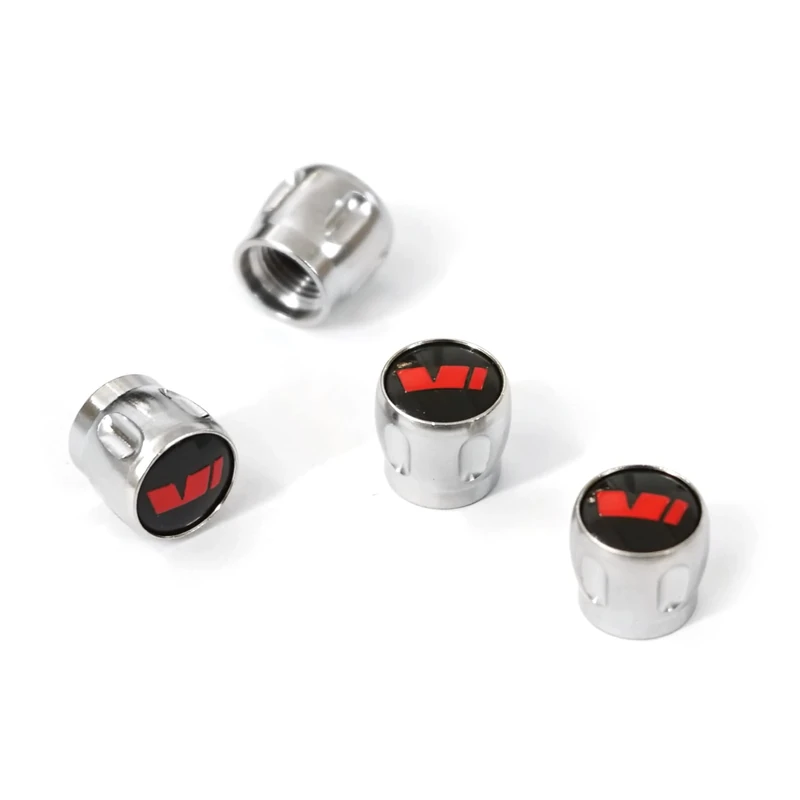 Skoda 000071215G VRS Valve Caps Valve Tyres Black/Red