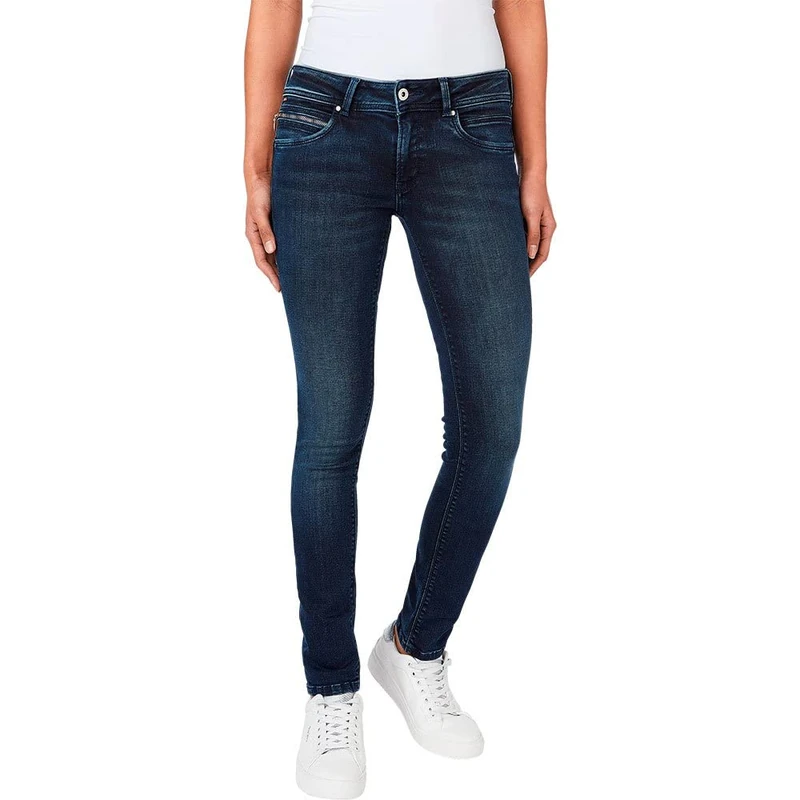Pepe Jeans Women's New Brooke Jeans, Blue (Denim-cq6), 24W / 34L