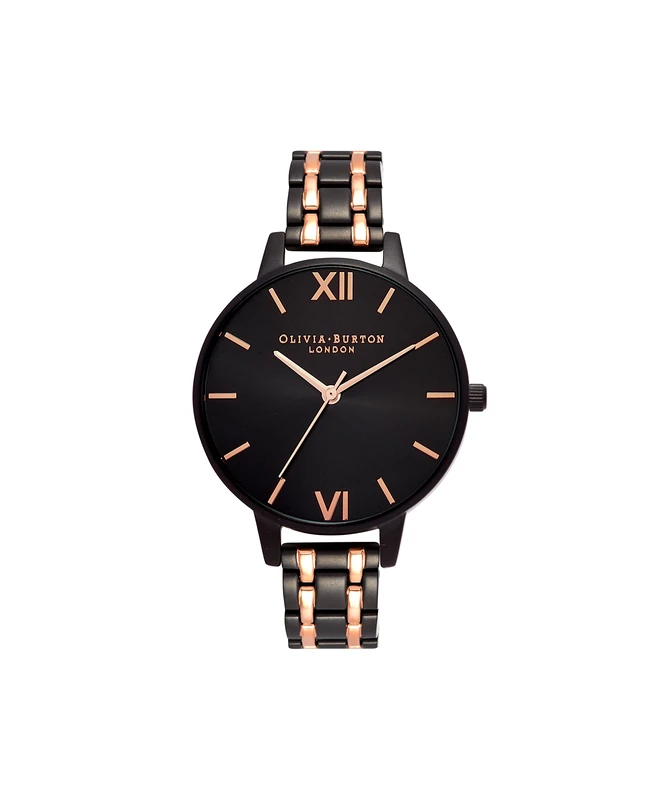 Olivia Burton Analogue Quartz Watch for Women The England Collection with Two-Tone Stainless Steel Bracelet - OB16EN09