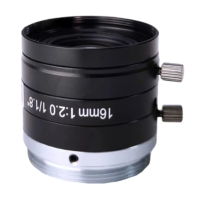 Machine Vision Fixed Focus Lens Industrial Camera C-Mount 1/1.8" 5MP 4mm 6mm 8mm 12mm 16mm 25mm 35mm 50mm 75mm FA Lens (16mm)