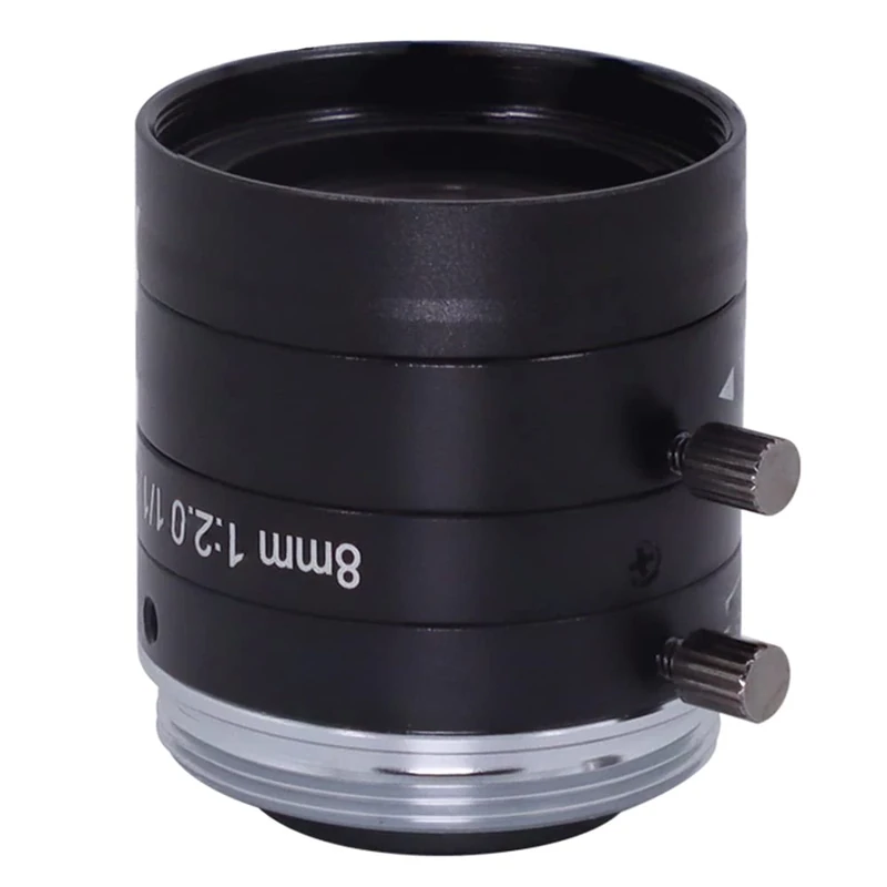 Machine Vision Fixed Focus Lens Industrial Camera C-Mount 1/1.8" 5MP 4mm 6mm 8mm 12mm 16mm 25mm 35mm 50mm 75mm FA Lens (8mm)
