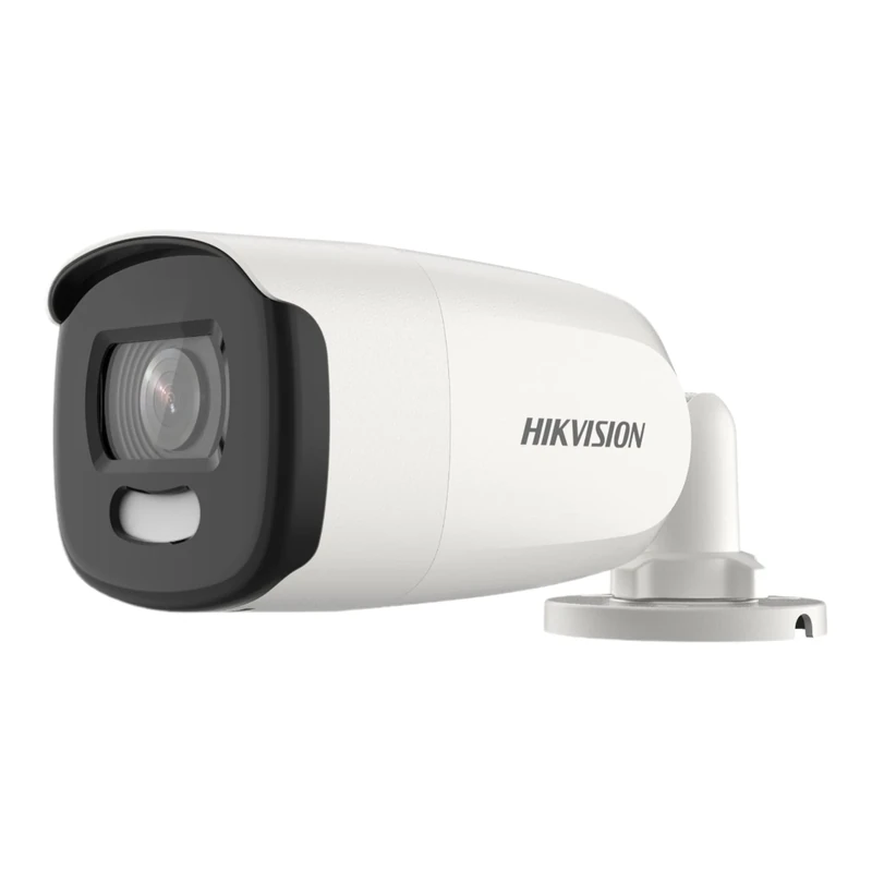 HIKVISION DS-2CE12HFT-F 5MP ColorVu | Full Time Color | 4 in 1 Smart Light | Up to 40M White Light | Motion Alert | IP67 Weatherproof Outdoor Bullet Camera for DVR, USEWELL BNC/DC