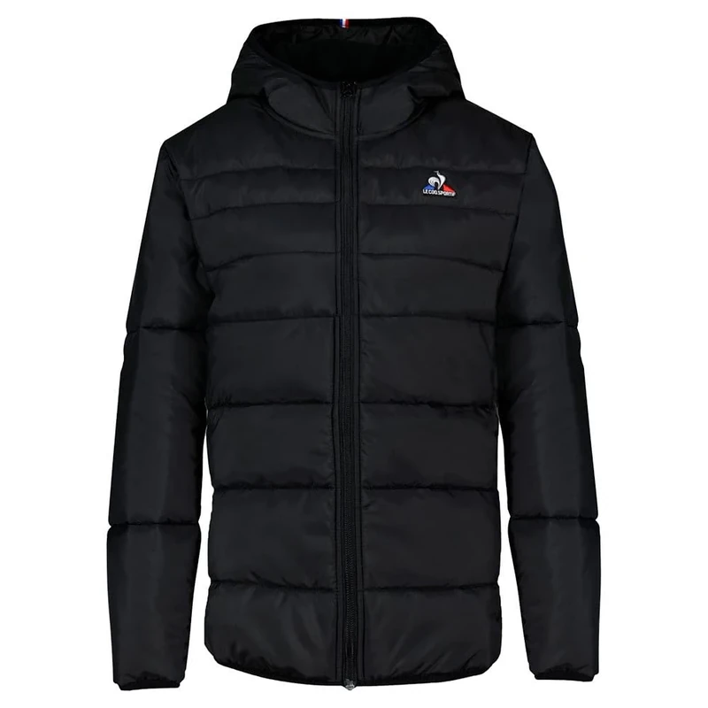 Le Coq Sportif ESS Women's Light Down Jacket, Black, Large