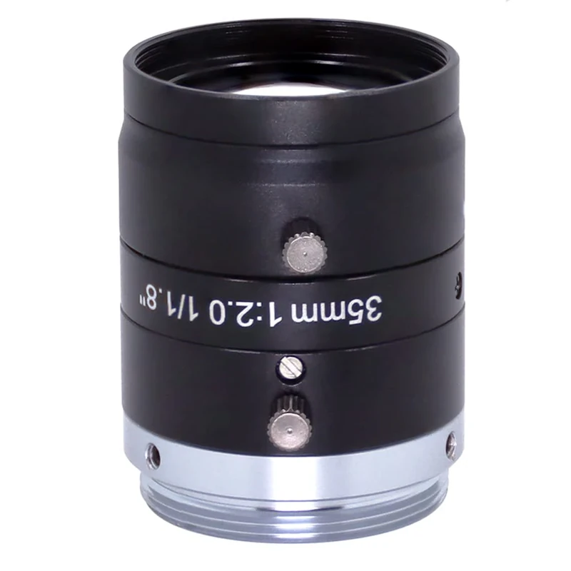 FA 35mm Machine Vision 1/1.8" Fixed Focus Lens Industrial Camera C-Mount Lens