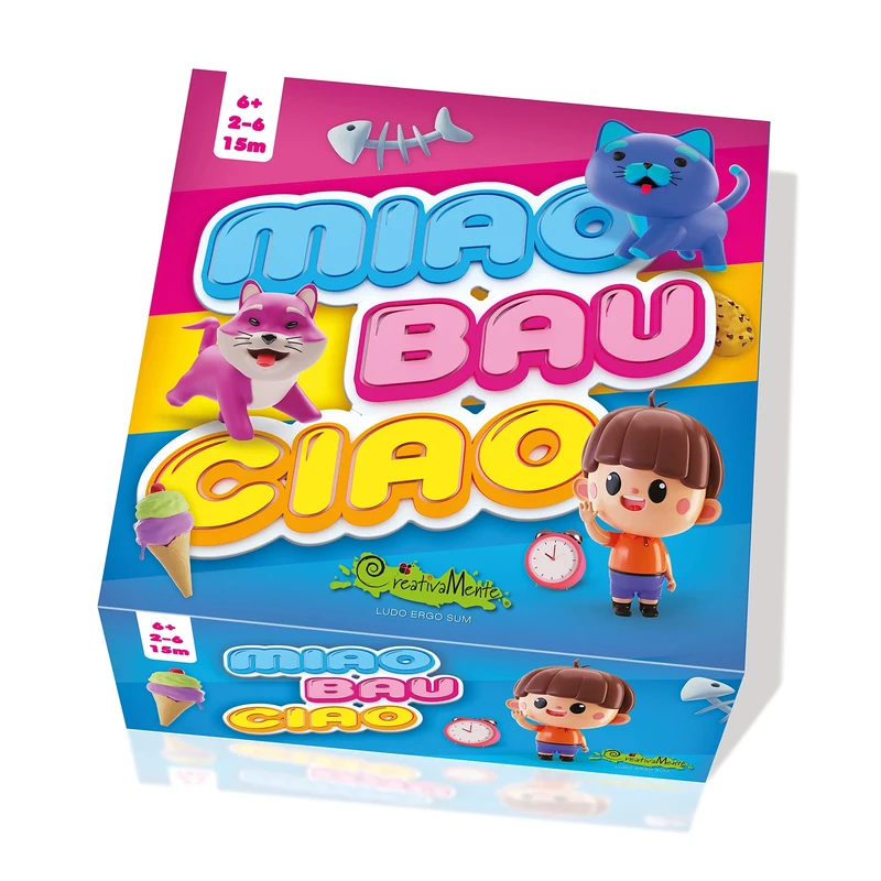 CreativaMente Miao Bau Ciao - Game in Box