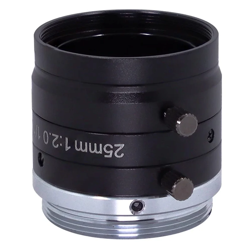 Machine Vision Fixed Focus Lens Industrial Camera C-Mount 1/1.8" 5MP 4mm 6mm 8mm 12mm 16mm 25mm 35mm 50mm 75mm FA Lens (25mm)