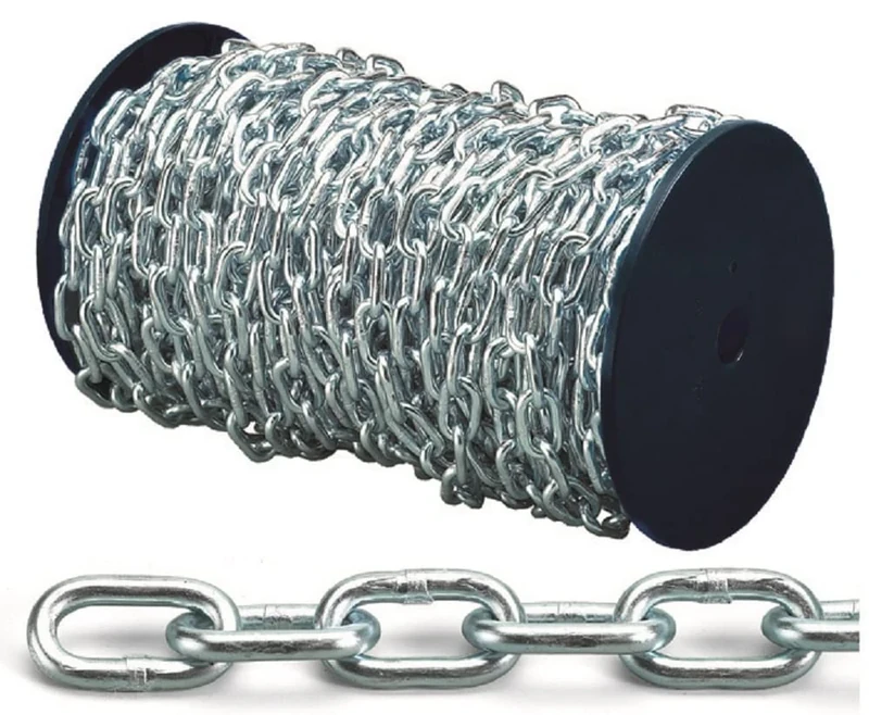 100m Galvanized Commercial Genoese Chain