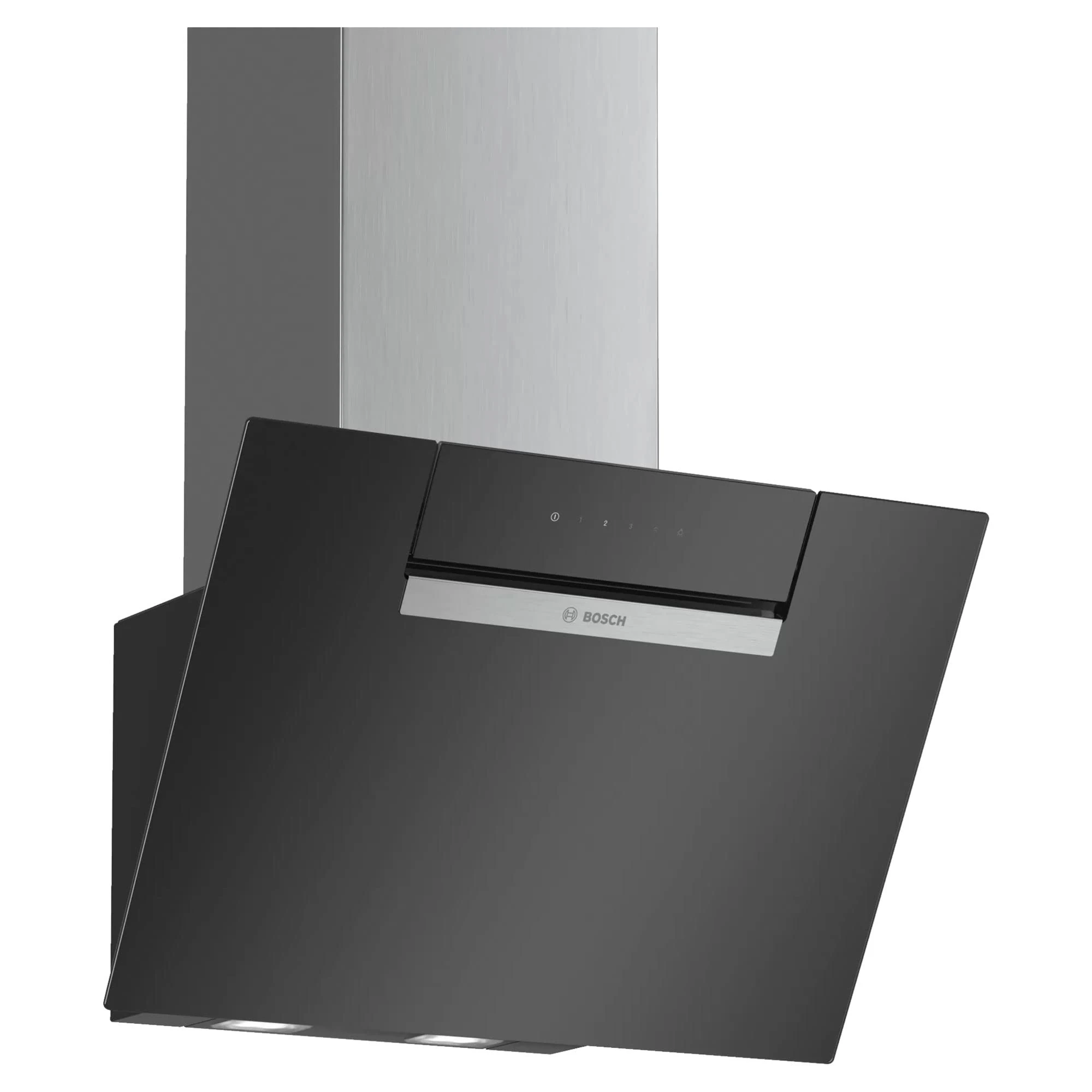 Bosch DWK67EM60B Wall-mounted Cooker Hood, TouchSelect Control, Intensive Speed Setting, 60 cm, Black, Serie 2, Built in
