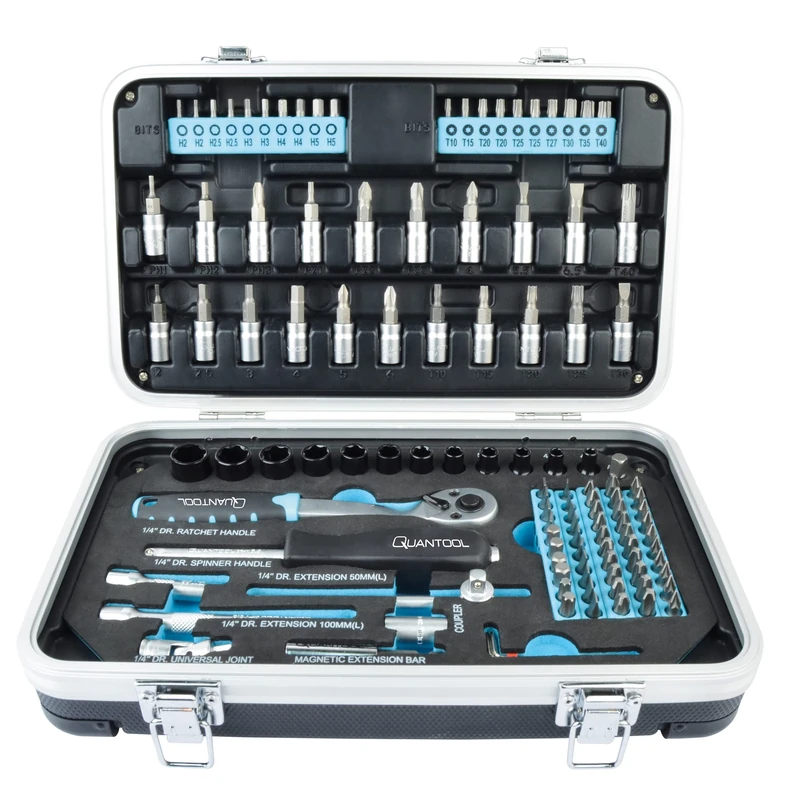Quantool Q25003 Screw and Bit Set 116 Pieces