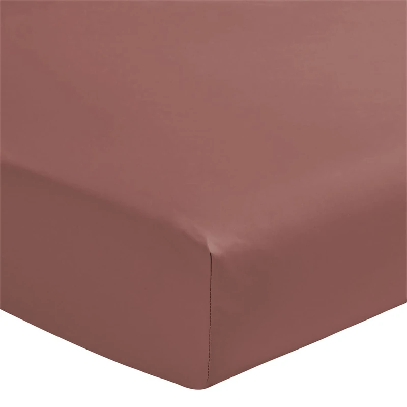 Royal Line Plain Cotton Percale Fitted Sheet 180 x 200 cm Made in France