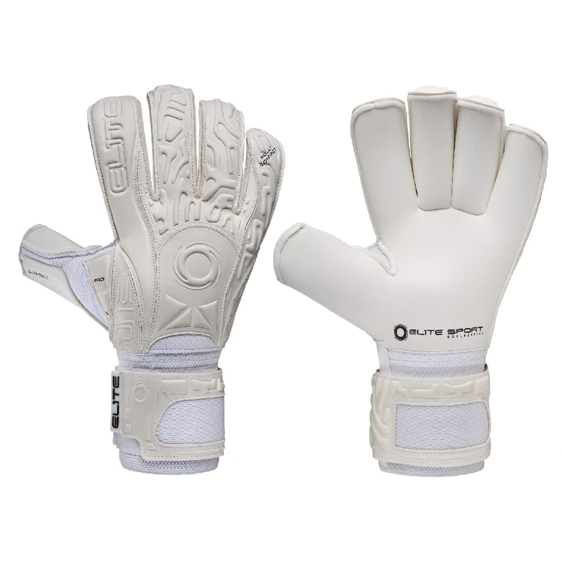 Elite Sports Solo White Goalkeeping Gloves