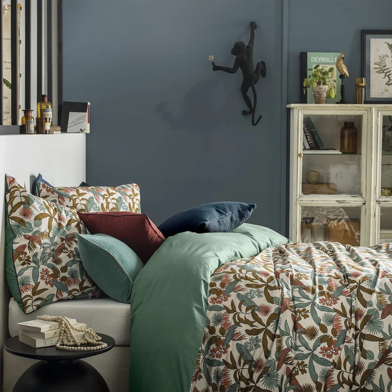 Jane Cruise Plain Cotton Percale Duvet Cover 200 x 200 cm Essix