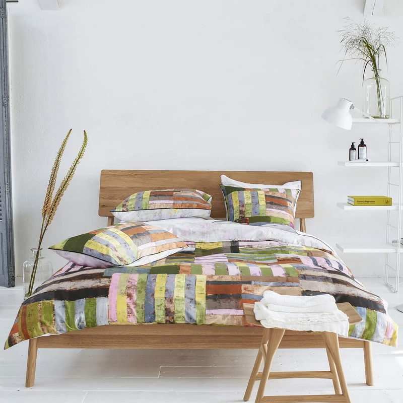 Designers Guild Cotton Sateen Printed Duvet Cover 140 x 200 cm Achara