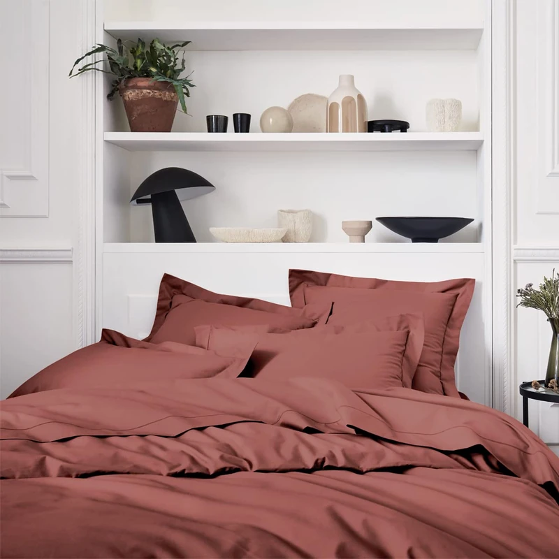 Royal Line Plain Cotton Percale Duvet Cover 240 x 200 cm Essix - Image 1