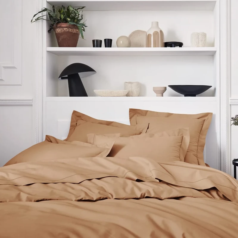 Essix Plain Cotton Percale Duvet Cover 200 x 200 cm Royal Line