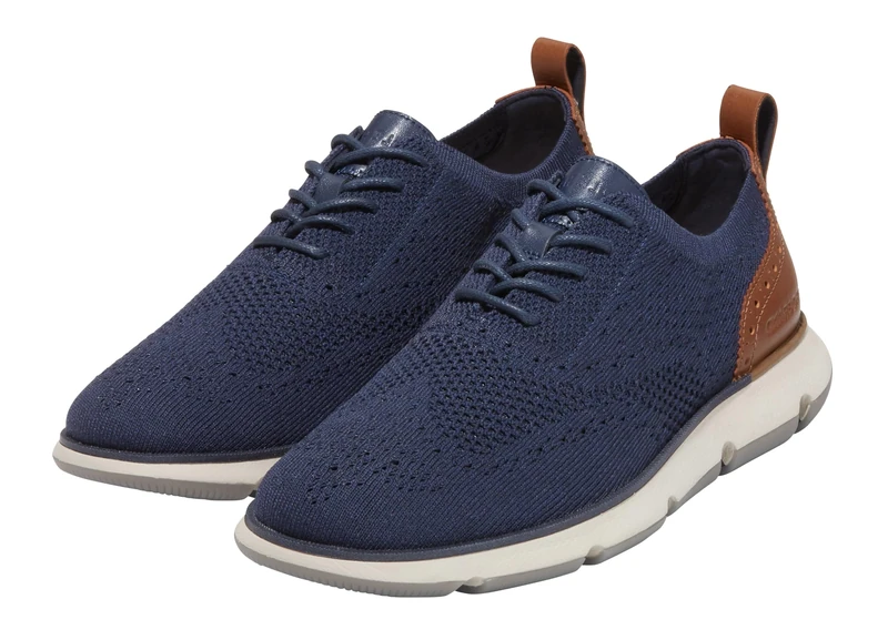Cole Haan 4.Zerogrand Stitchlite Oxford, Navy Ink Knit, 9 UK