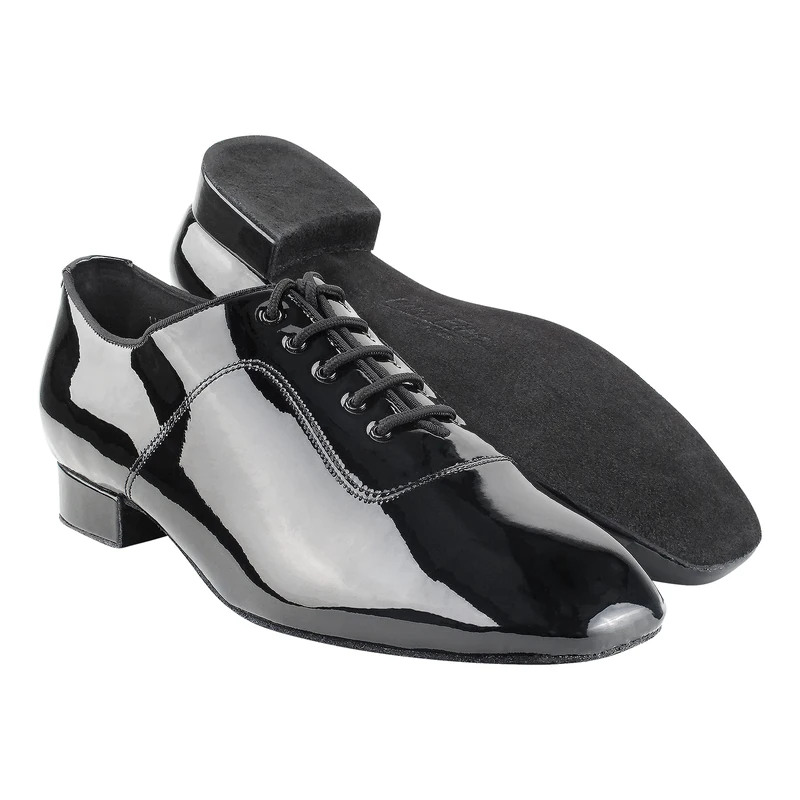 Very Fine Men's Paris Dance Shoes, Series Ii High Gloss Black, 9 UK - Image 1