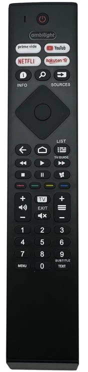 Applicable for philips tv remote for phillips ambilight remote control Smart TV,No need to set up