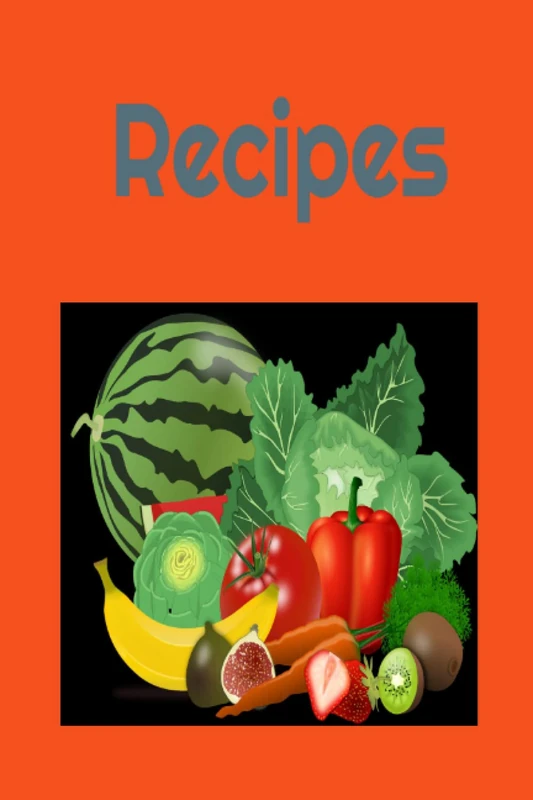 Recipes paperback with 50 lined pages to record and organize recipes: Blank recipe book with lined pages to write in your favorite recipes and ... with the recipes you and your family enjoy.