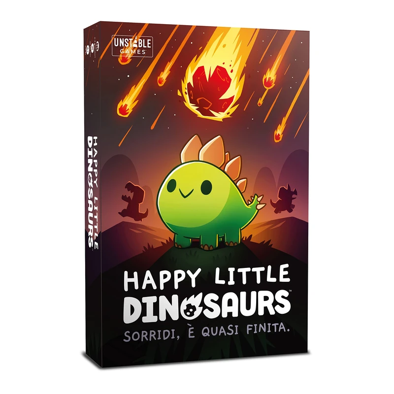Asmodee - Happy Little Dinosaurs, Board Game, 2-4 Players, 8+ Years, Italian Edition