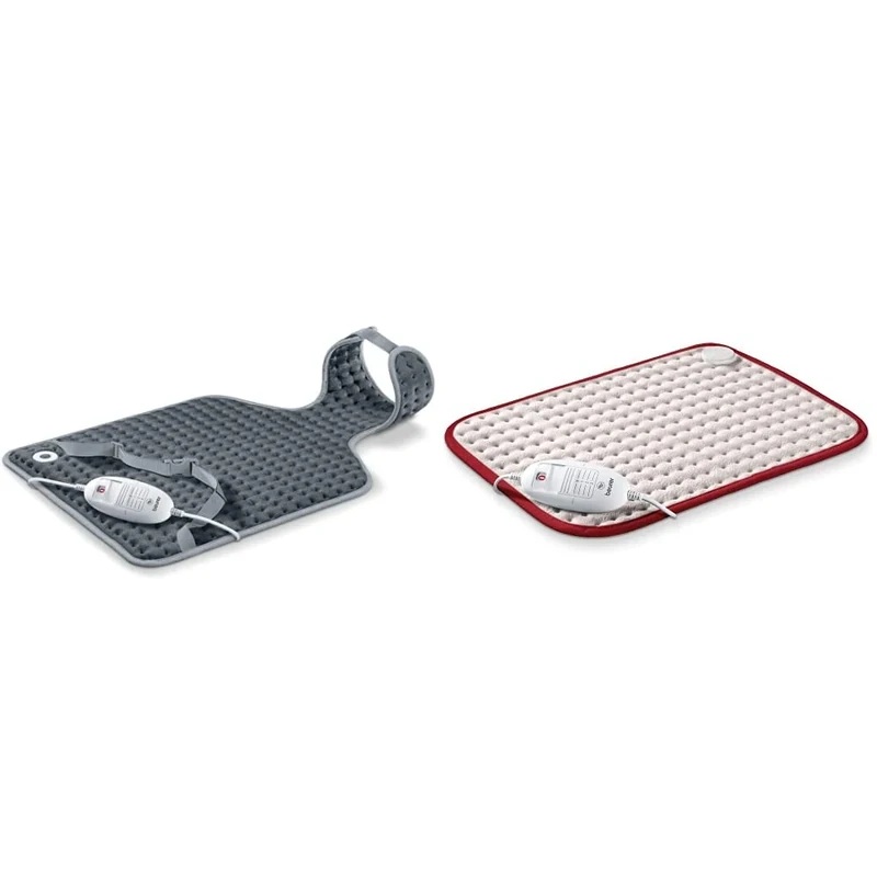 Beurer HK53 Cosy Neck and Back Heat Pad & HK Comfort Heat Pad | Electric Heat Pad for Relaxation | 3 Electronically Regulated Temperature Settings | Machine-Washable