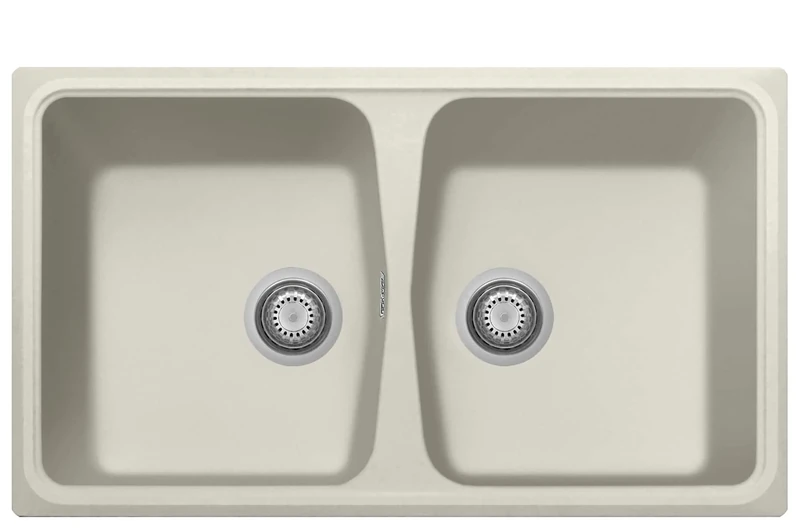 PLADOS SP0862 Two Bowl Quartz Kitchen Sink - Jasmine