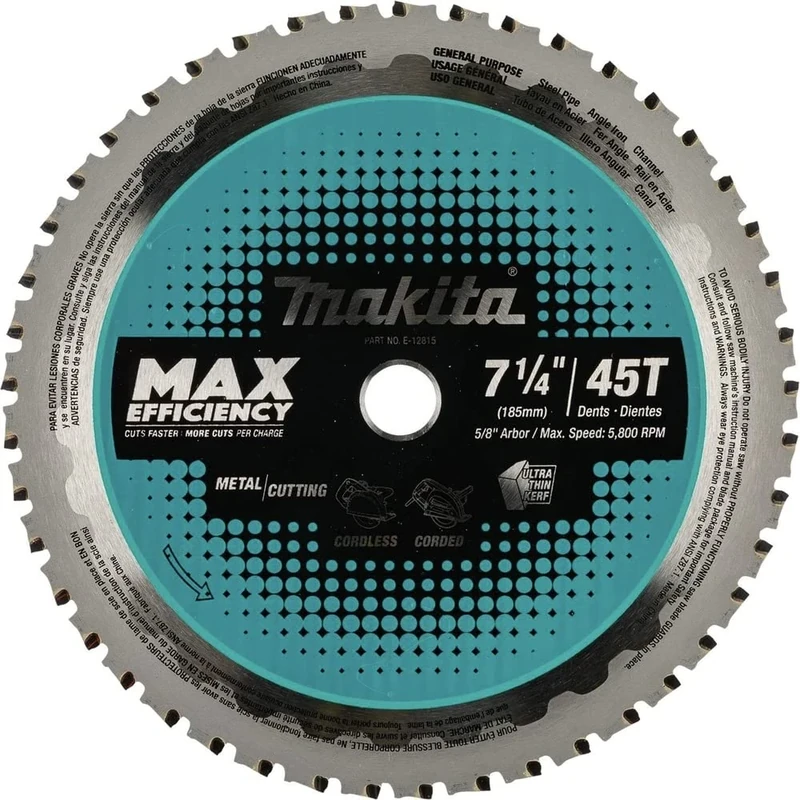 Makita E-12859 TCT Saw Blade 185 x 30mm 45T