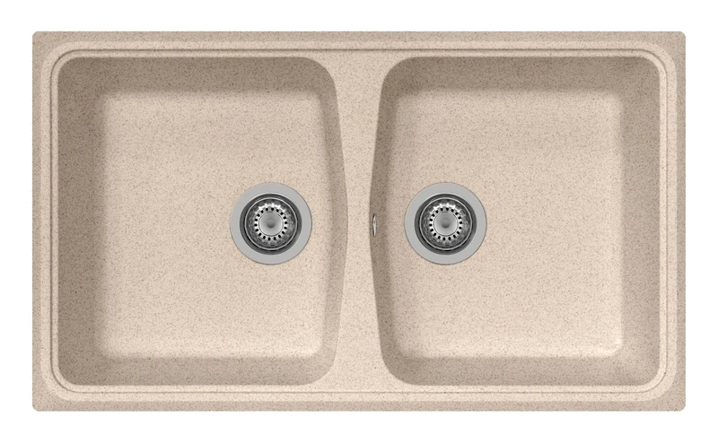PLADOS SP0862 Avena Quartz Kitchen Sink 2 Basin - Image 1