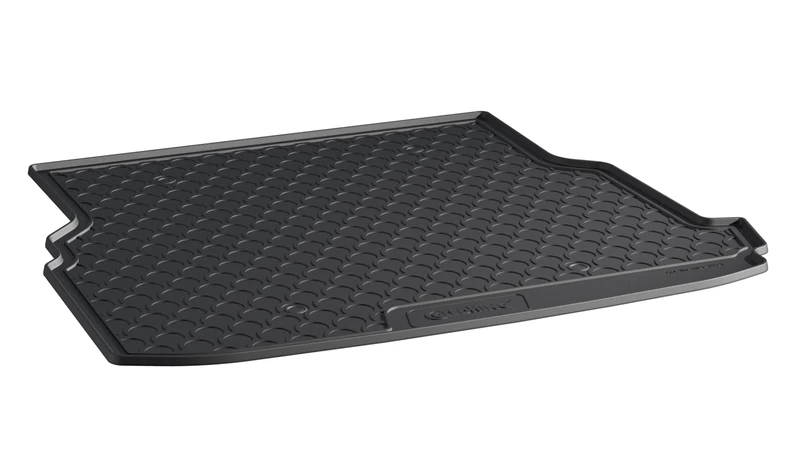 Gledring Rubbasol (Rubber) Trunk mat compatible with Mercedes C-Class W206 Kombi 2021- excl. Plug-in-Hybrid (with trunk package incl. net on left side), Black
