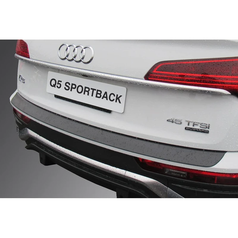 RGM ABS Rear bumper protector compatible with Audi Q5 Sportback 2020- Black