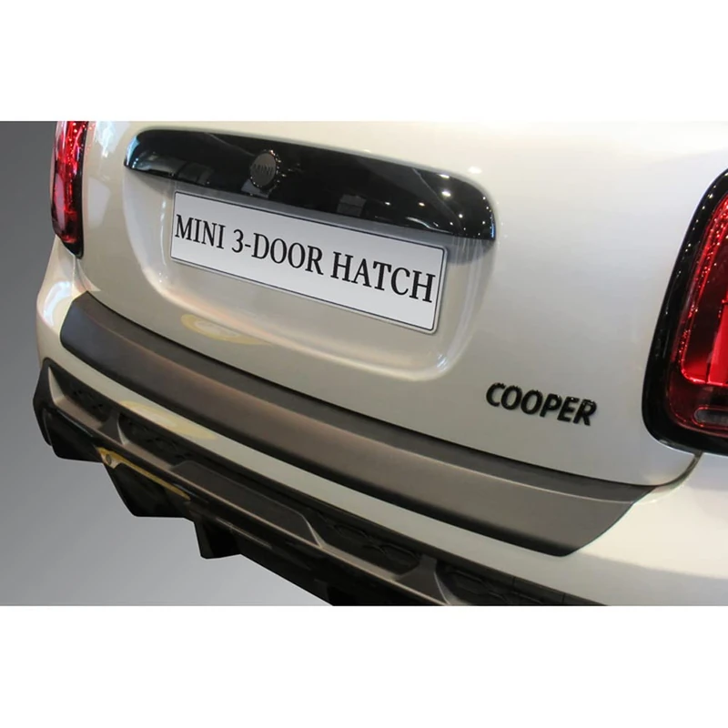 RGM ABS Rear bumper protector compatible with Mini One/Cooper/Cooper S (F56) (3-doors) FL 2021- Black